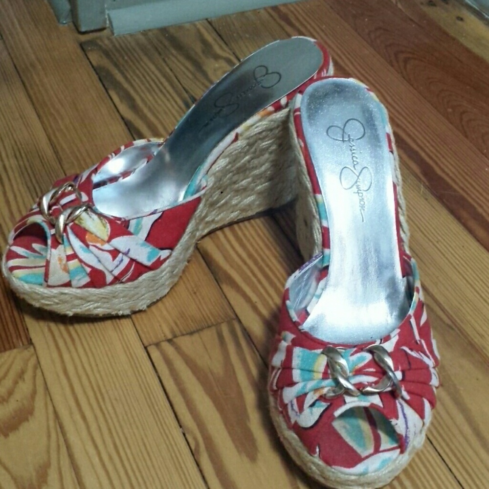 Jessica Simpson wedges